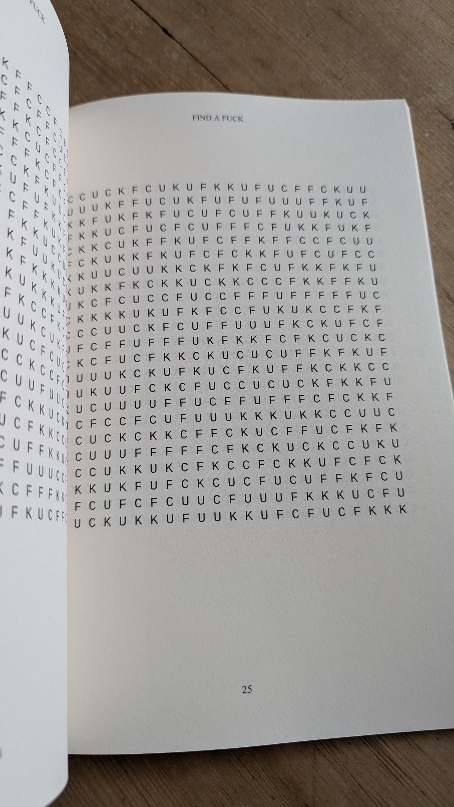 Find a F*ck - A Humorously Difficult Word Search
